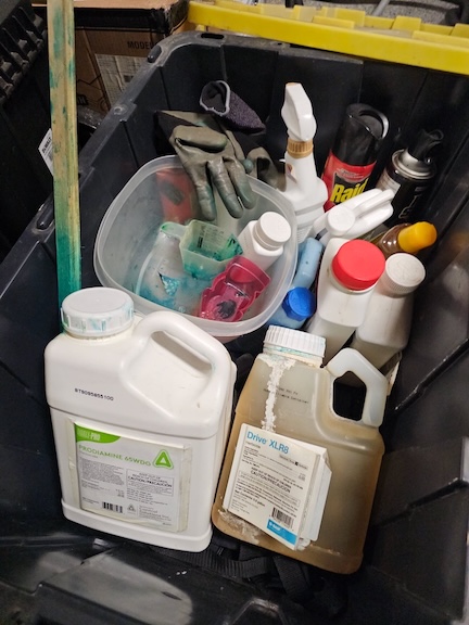 Weed control products organized&mldr;somehow